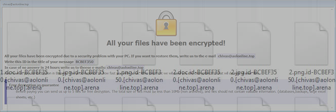 Arena ransomware verwijderen: decodeer met het .arena virus besmette bestanden