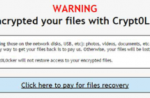 Crypt0L0cker virus verwijderen – .enc bestanden herstellen