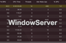 WindowServer Mac: Probleem met hoog CPU-gebruik